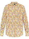 Paul & Shark Floral-print Shirt In Gelb