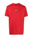 Paul & Shark Front Logo Print T-shirt In Red