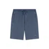 Paul & Shark Bermuda Tinto Capo In Cotone X-soft Fleece In Avio