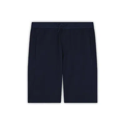 Paul & Shark Bermuda Tinto Capo In Cotone X-soft Fleece In Blu