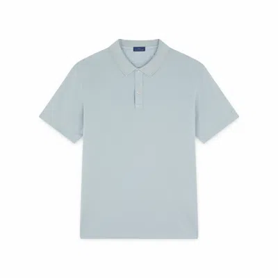 Paul & Shark Polo In Cotone Piqué Tinto Capo In Acqua