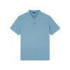 Paul & Shark Polo In Cotone Piqué Tinto Capo In Avio
