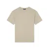Paul & Shark T-shirt In Light Jersey Di Cotone Tinto Capo In Beige