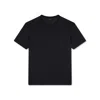 Paul & Shark T-shirt In Light Jersey Di Cotone Tinto Capo In Nero