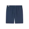 Paul & Shark Bermuda In Lino Tinto Capo In Blu