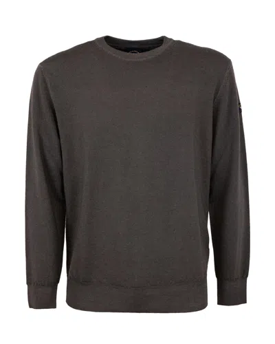 PAUL & SHARK CREWNECK IN EXTRAFINE MERINO WOOL