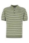 Paul & Shark Classic Striped Linen Polo With Collared Neckline