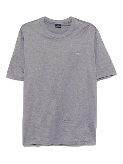 PAUL & SHARK GREY LOGO COTTON T-SHIRTS