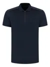 Paul & Shark Half-zip Polo Shirt In Blue