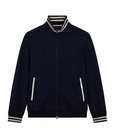 Paul & Shark High Collar Long Sleeve Sweater In Black