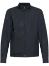 Paul & Shark High-neck Bomber Jacket In Black