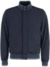 Paul & Shark Men's Nylon Bomber Jacket In Blau