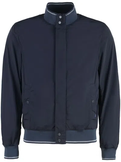 Paul & Shark Bomberjacke Mit Stehkragen In Blau