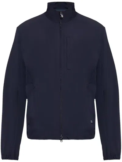 Paul & Shark High-neck Jacket In Blue