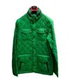 Paul & Shark High-necked Quilted Casual Jacket In Green