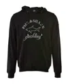 Paul & Shark Hooded Long-sleeved Sweater In Black