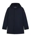 Paul & Shark Hooded Padded Jacket In Black