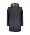 Paul & Shark Hooded Parka In Black