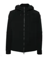 Paul & Shark Hooded Shell Jacket In Black