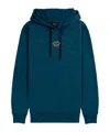 Paul & Shark Logo-print Hoodie In Blue