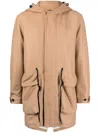 Paul & Shark Hooded Wool-blend Coat