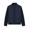 Paul & Shark Panelled Jacket In Blu