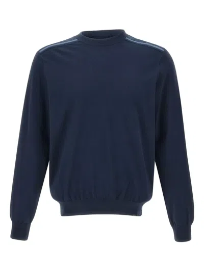 Paul & Shark Jersey Sweatshirt In Blue