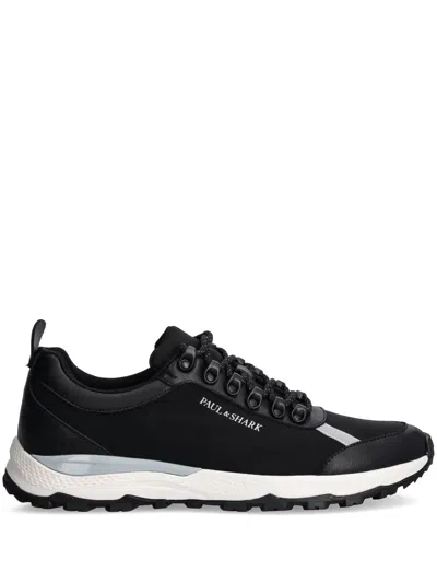 Paul & Shark Jupiter Trekking Sneakers In Black