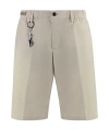 PAUL & SHARK KEYRING-ATTACHMENT COTTON SHORTS