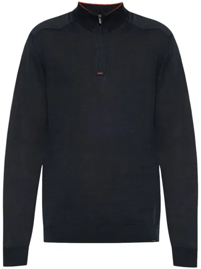 Paul & Shark Knitted Jumper In Blau