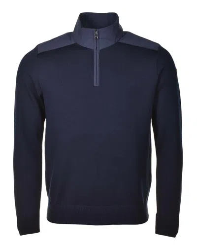 Paul & Shark Knitted Typhoon 2000 Half Zip Navy