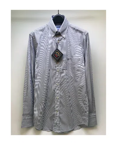 Paul & Shark Lapel Long-sleeved Shirt In Gray