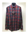 Paul & Shark Lapel Plaid Long-sleeved Shirt In Black
