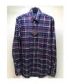 Paul & Shark Lapel Plaid Long-sleeved Shirt In Black