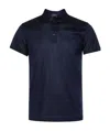Paul & Shark Lapel Short Sleeve T-shirt In Black