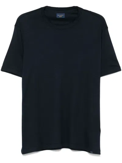 Paul & Shark Layered-detail T-shirt In Blue