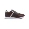Paul & Shark Sneakers In Pelle E Suede In Marrone