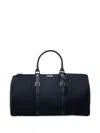 Paul & Shark Leather-trim Duffle Bag