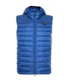 Paul & Shark Light And Thin Vest Down Jacket In Blue