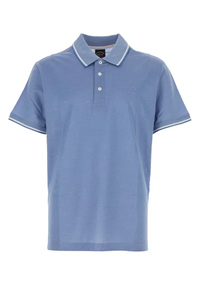 Paul & Shark Light Blue Short Sleeves Polo