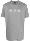 Paul & Shark Crew Neck Lightweight T-shirt In Gray