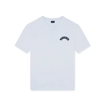 Paul & Shark Light Jersey Cotton T-shirt With Shark Print