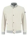 Paul & Shark Lightweight Bomber Jacket In Neutrals