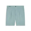 Paul & Shark Bermuda In Lino E Cotone Con Pince In Acqua