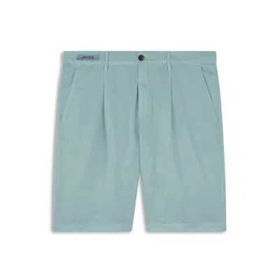 Paul & Shark Bermuda In Lino E Cotone Con Pince In Acqua
