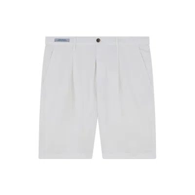 Paul & Shark Bermuda In Lino E Cotone Con Pince In Tofu
