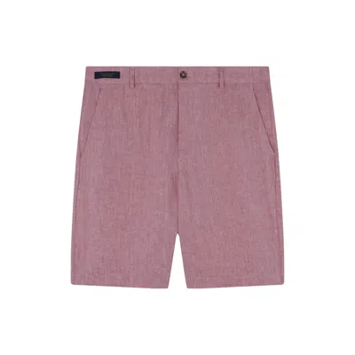 Paul & Shark Bermuda In Lino In Rosa