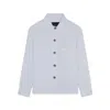 Paul & Shark Overshirt In Lino In Bianco