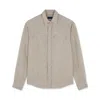 Paul & Shark Overshirt In Lino In Sabbia