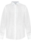 Paul & Shark Linen Shirt In White